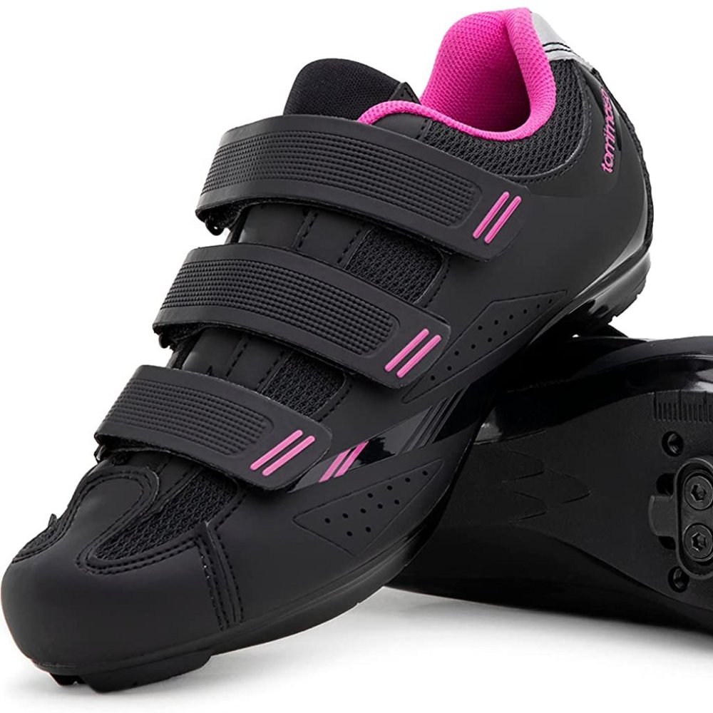 TOMMASO Pista 100 SPD Delta Cleat Pink Indoor Cycling Spin Spinning Shoes 7.5